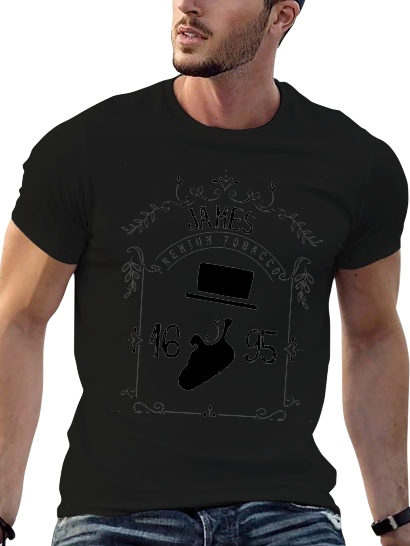 James Premium Tobacco 1695 Black T-Shirt
