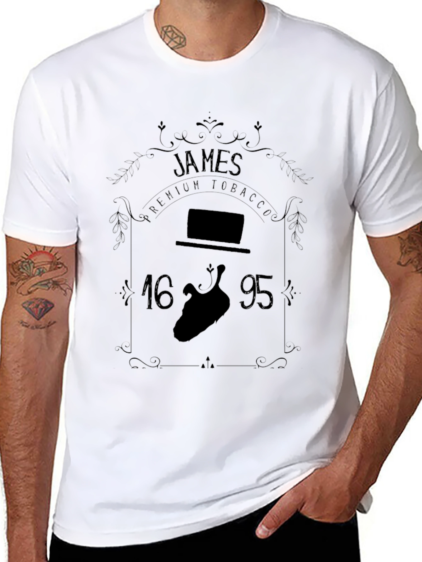James Premium Tobacco 1695 Black T-Shirt