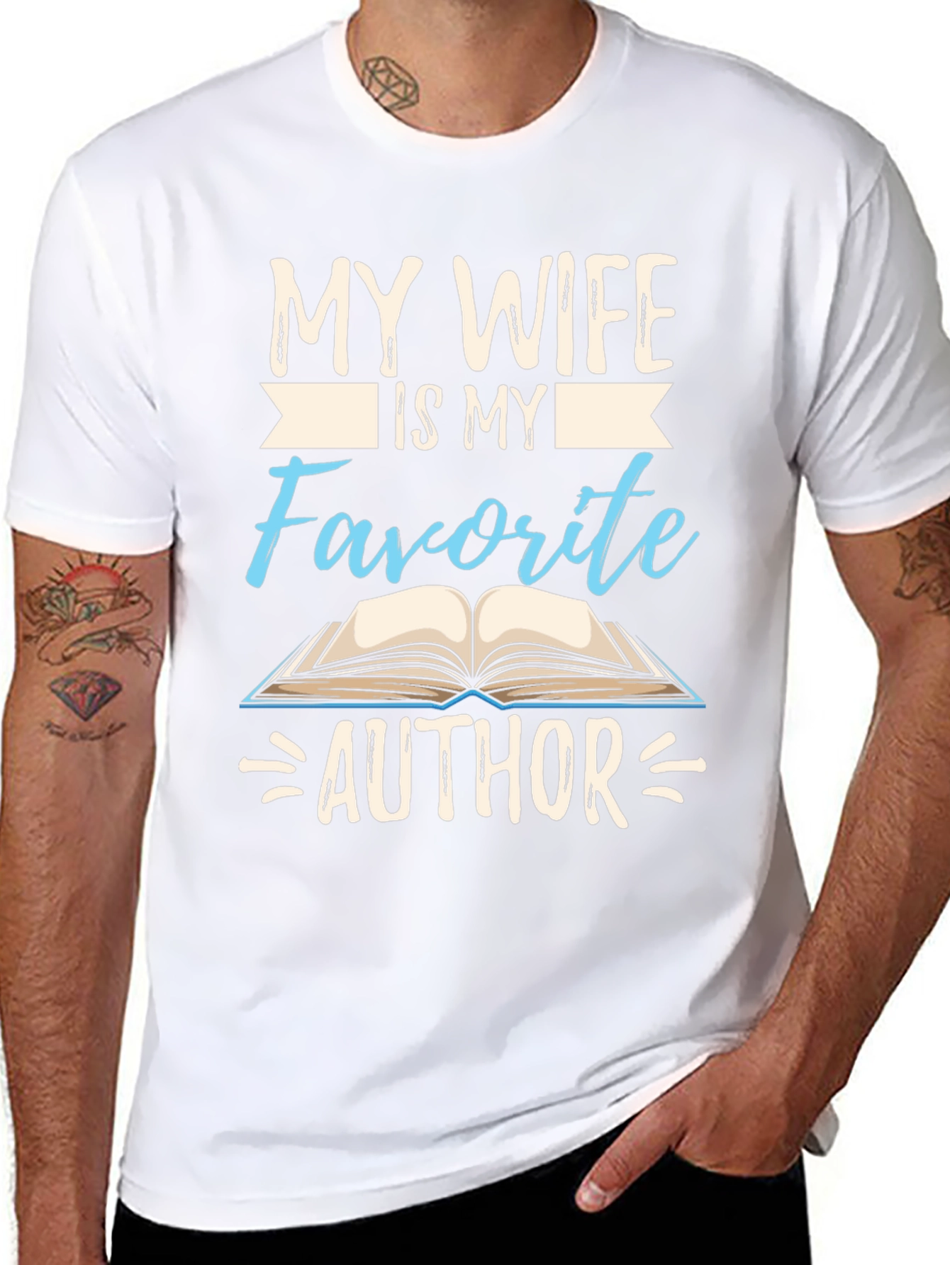 My Wife is My Favorite Author T-Shirt