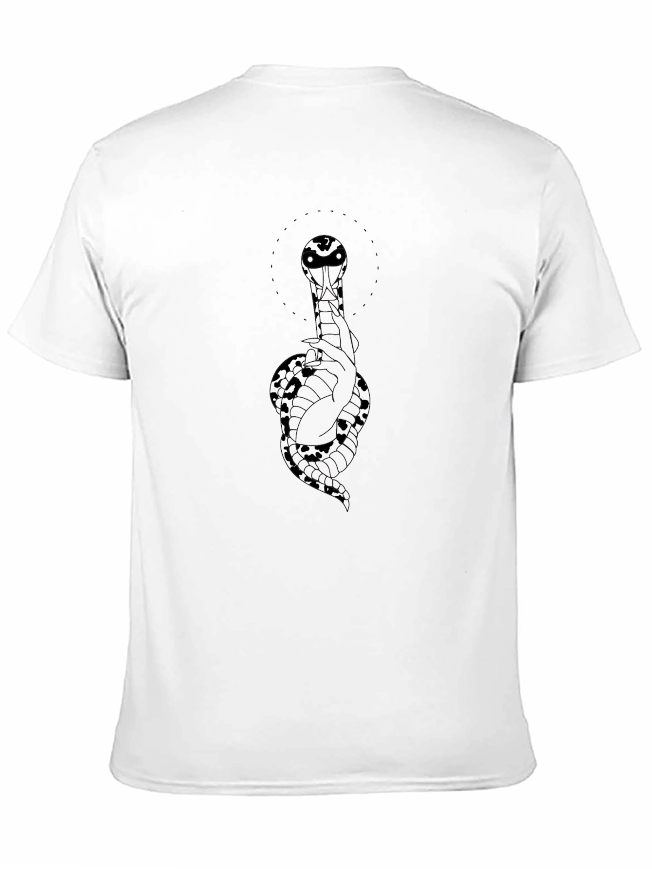 Black Snake Graphic Tee - Mens Modern Fit
