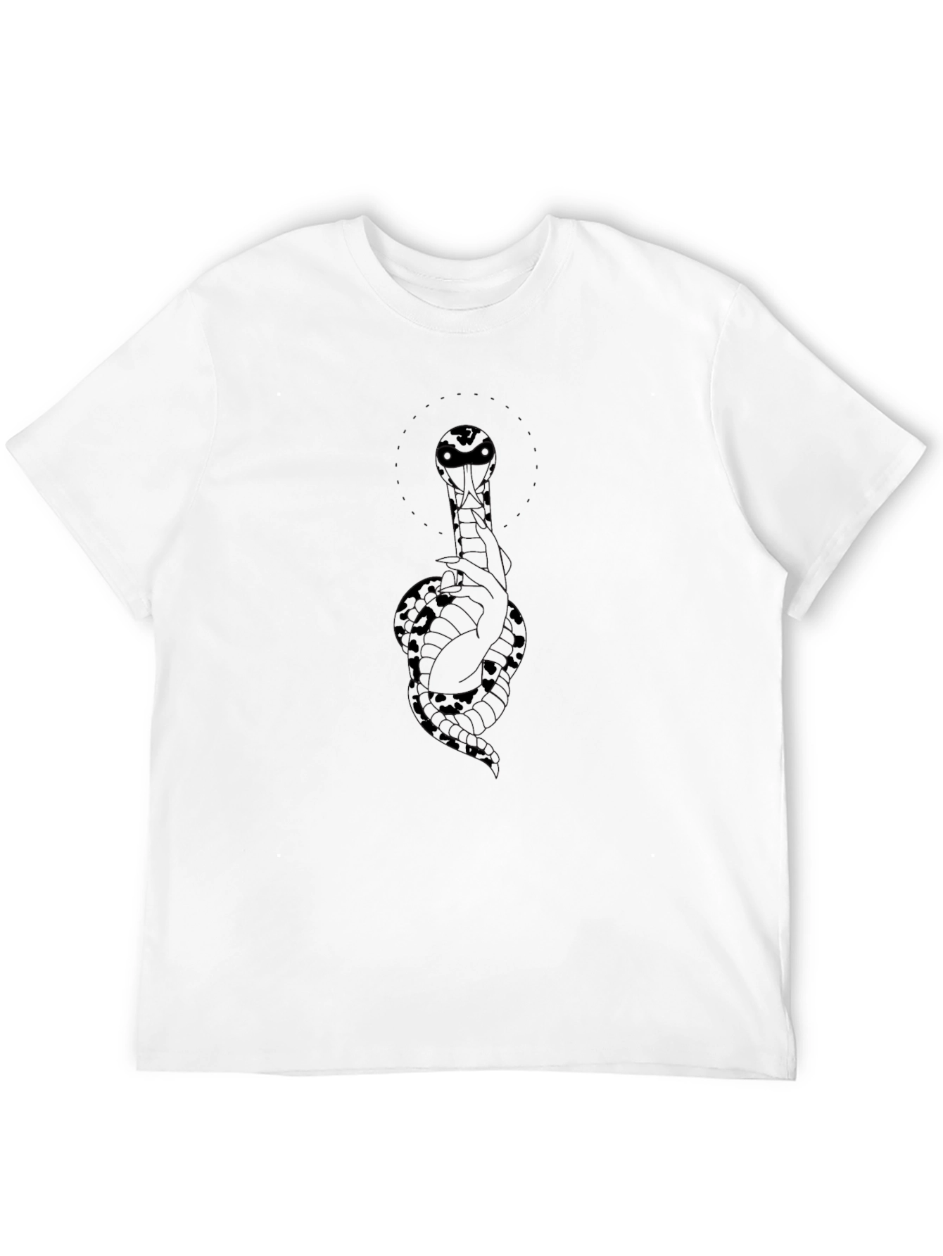 Black Snake Graphic Tee - Mens Modern Fit