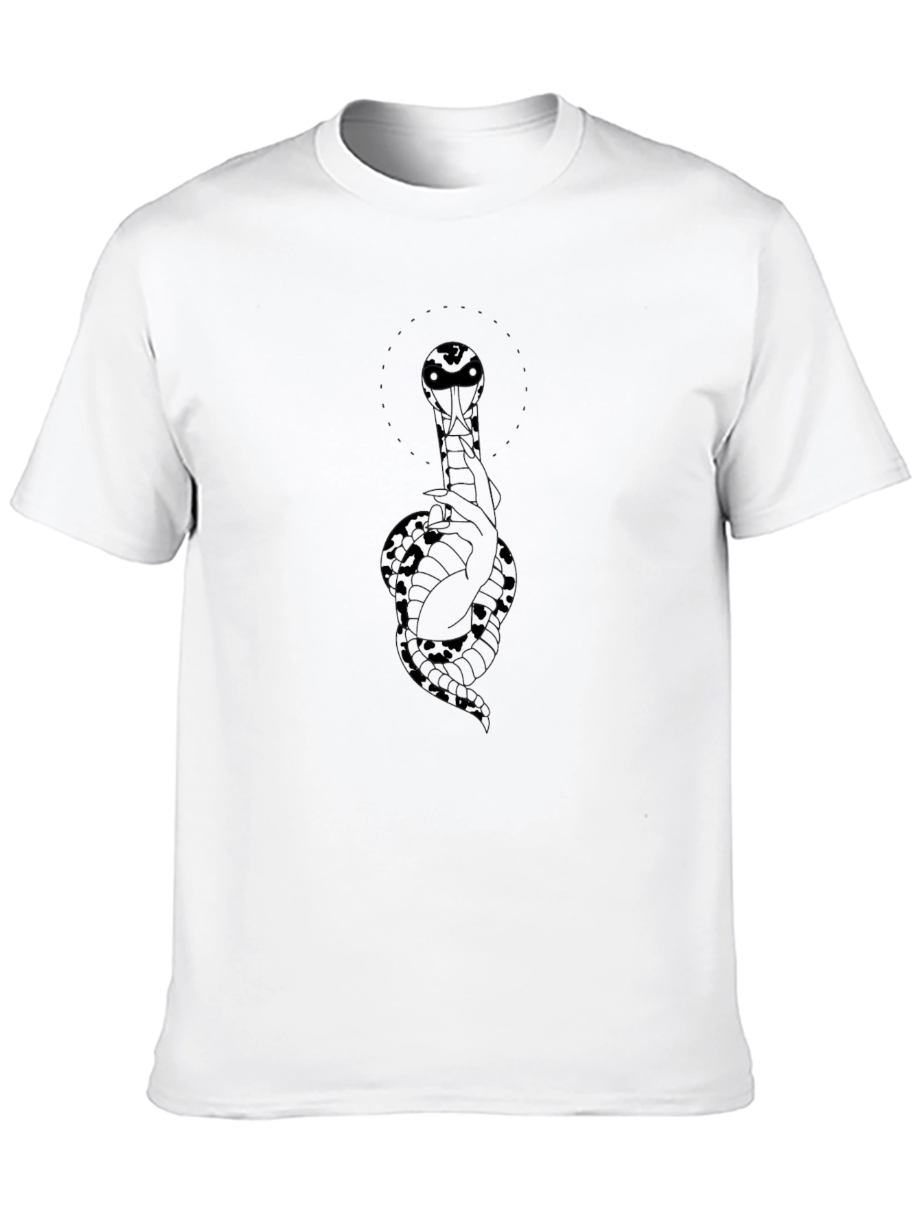 Black Snake Graphic Tee - Mens Modern Fit
