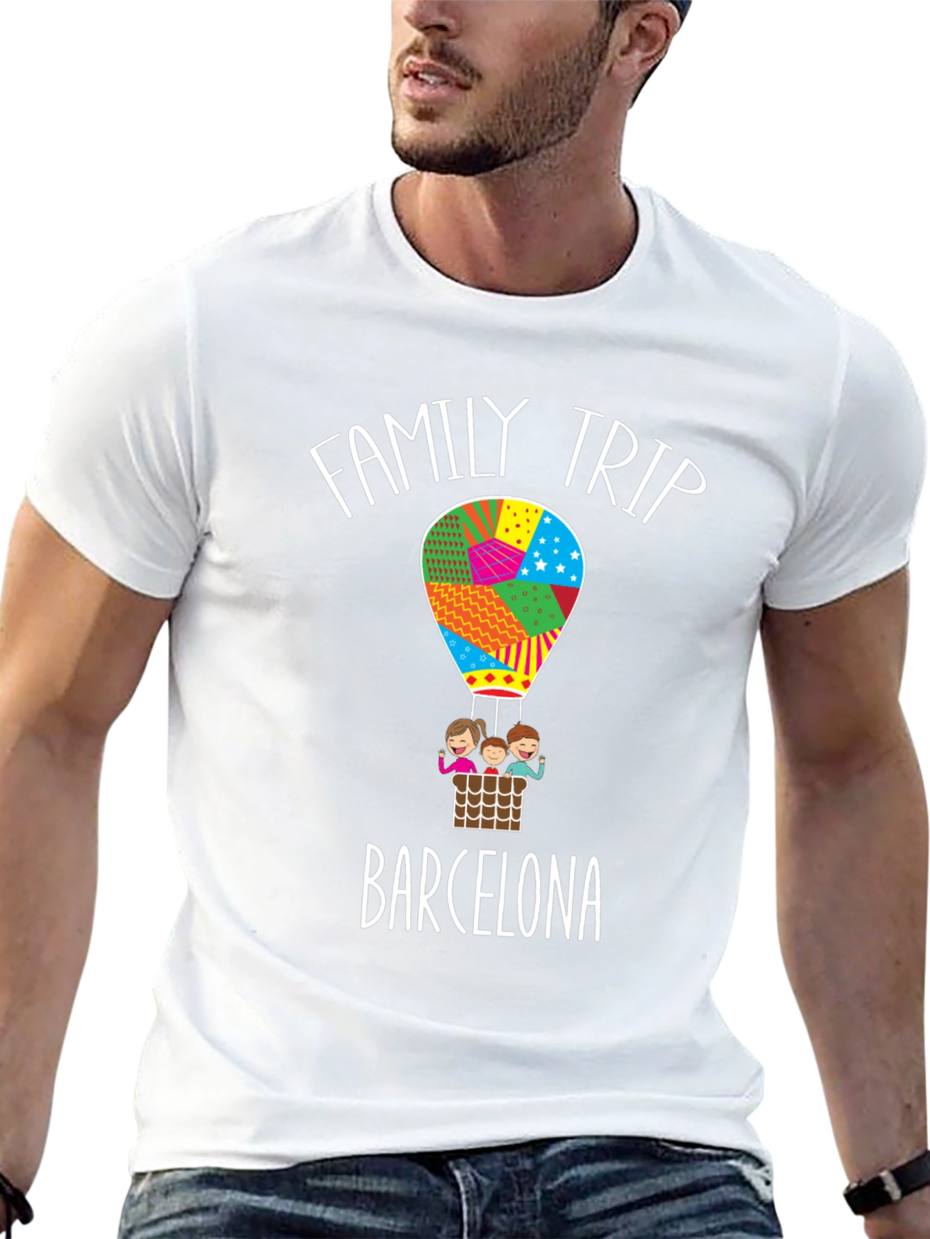 Family Trip Barcelona Graphic Tee