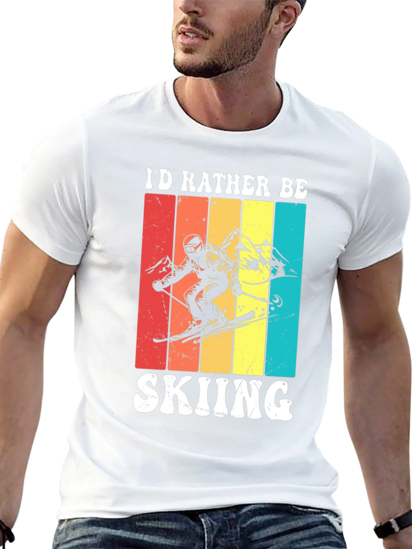 Id Rather Be Skiing T-Shirt