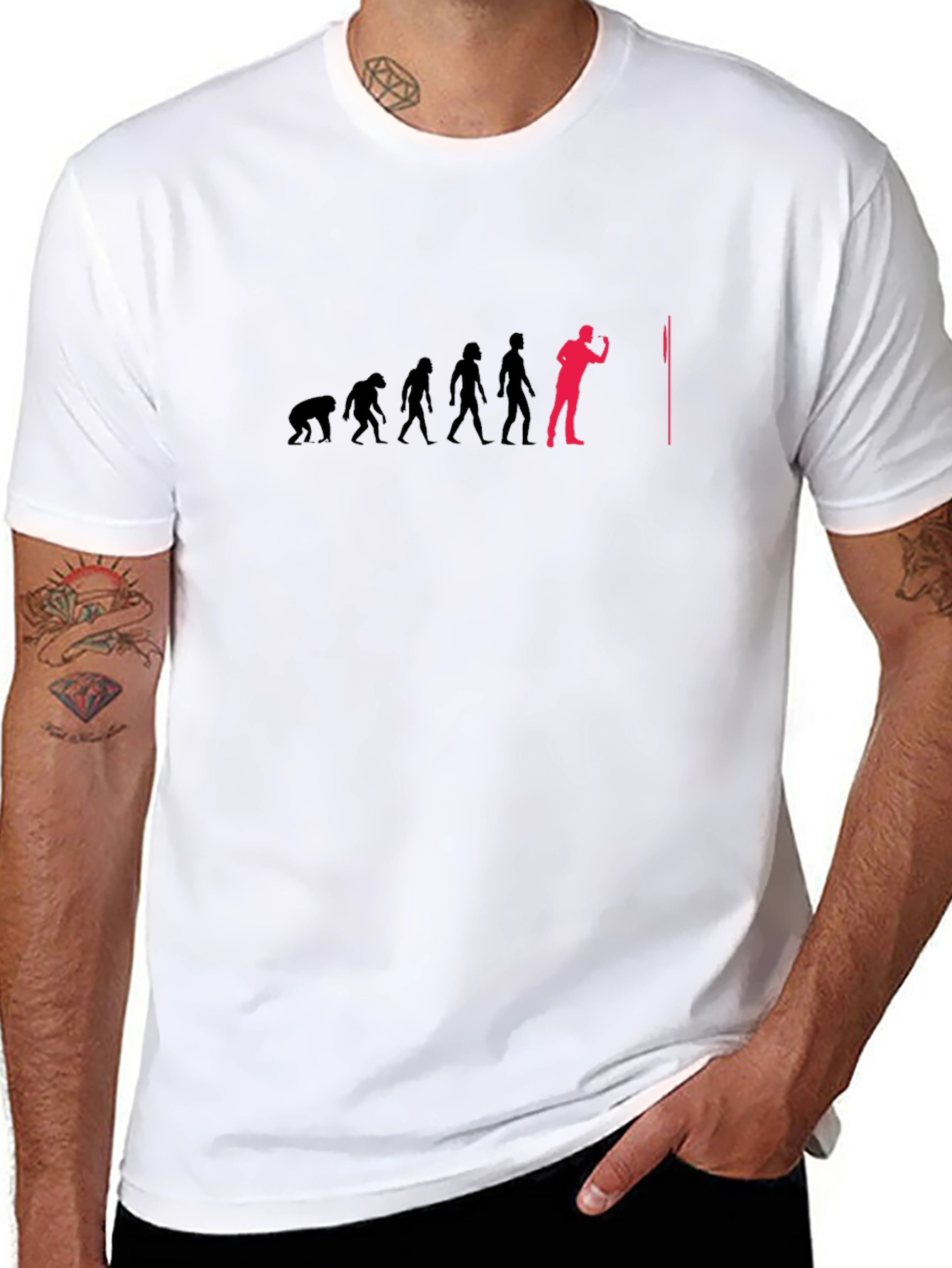 Evolution of Darts T-Shirt - Funny Darts Player Tee