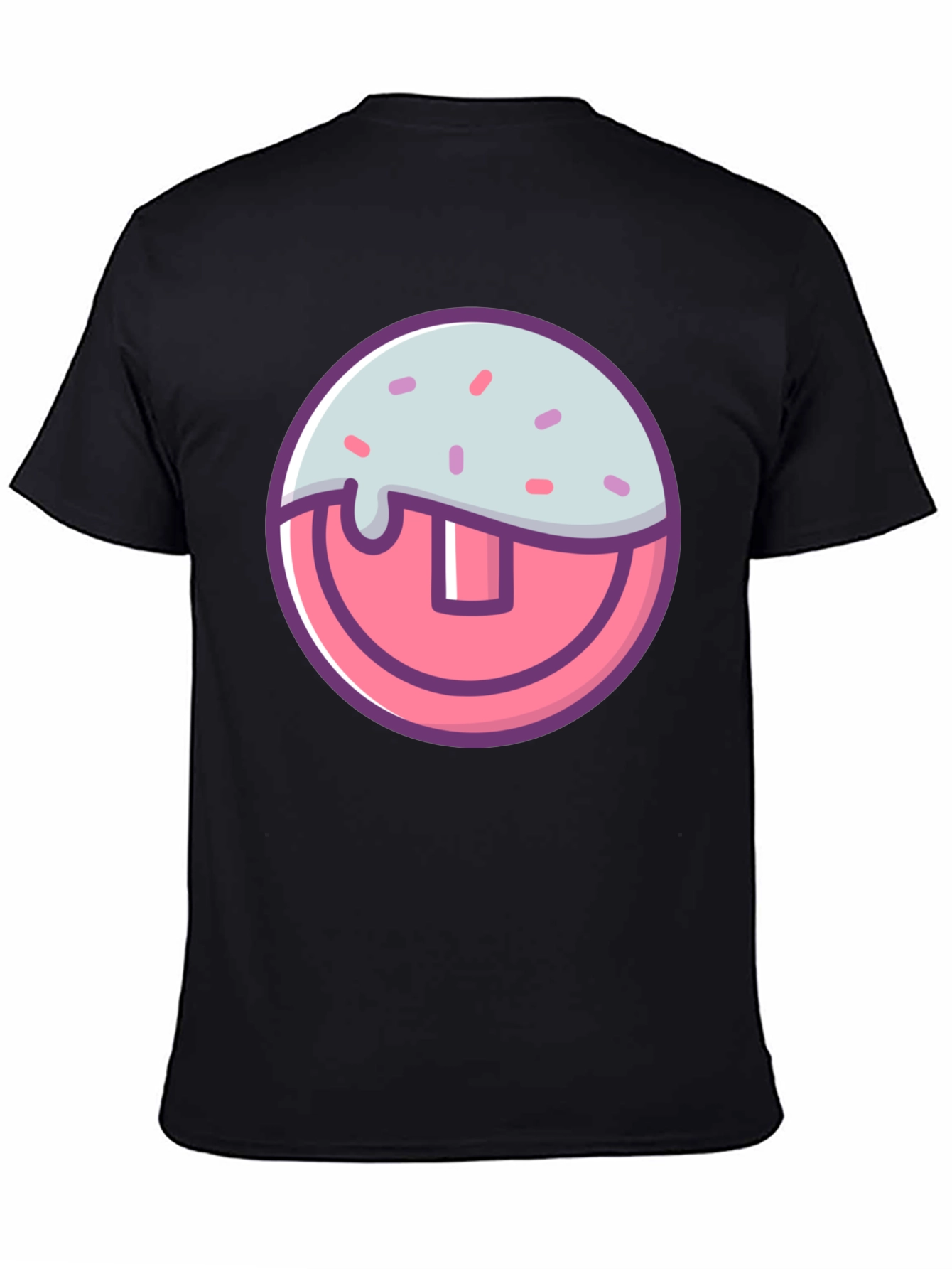 Funny Tooth Graphic T-Shirt - Black Cotton Tee