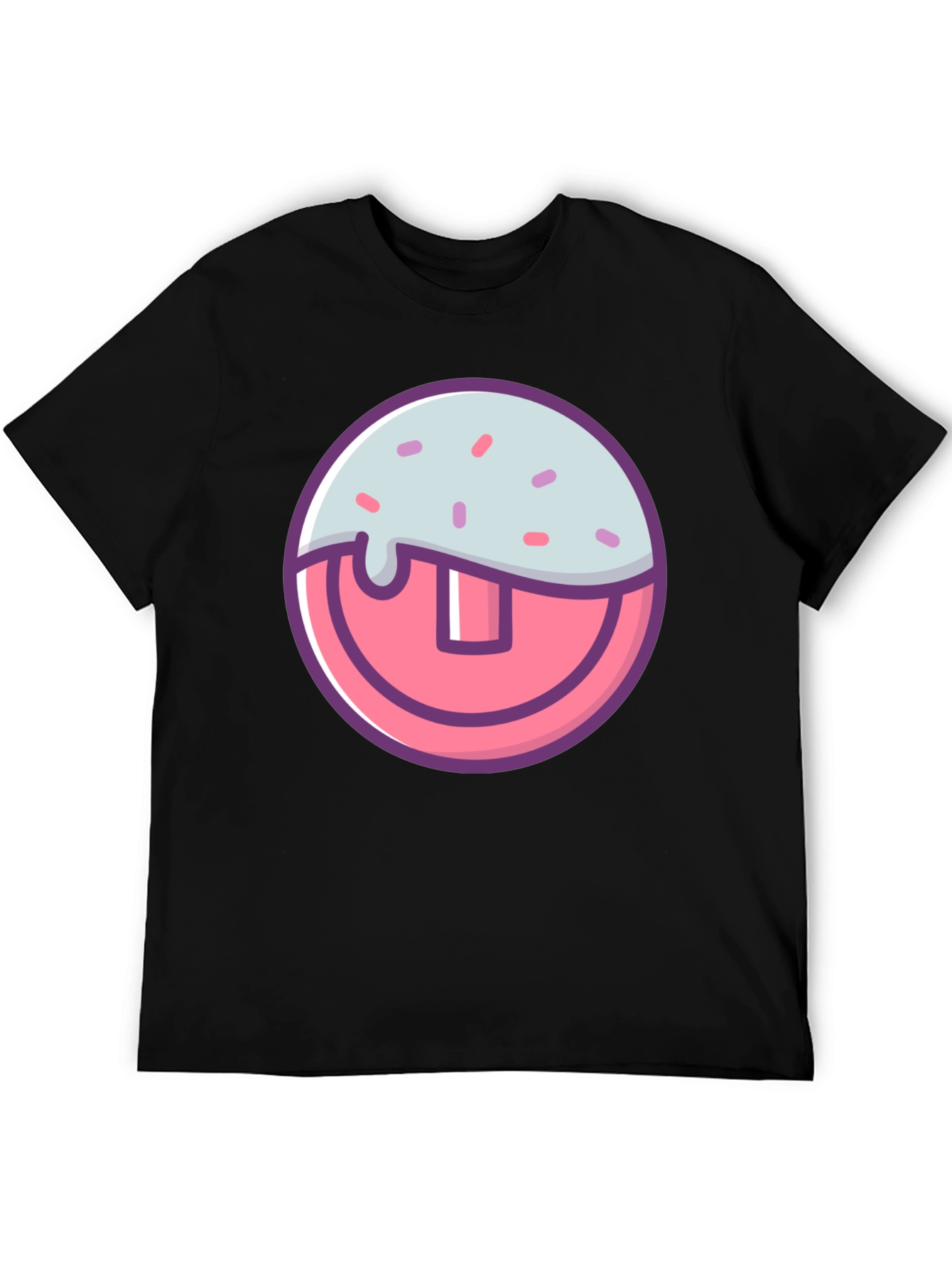 Funny Tooth Graphic T-Shirt - Black Cotton Tee
