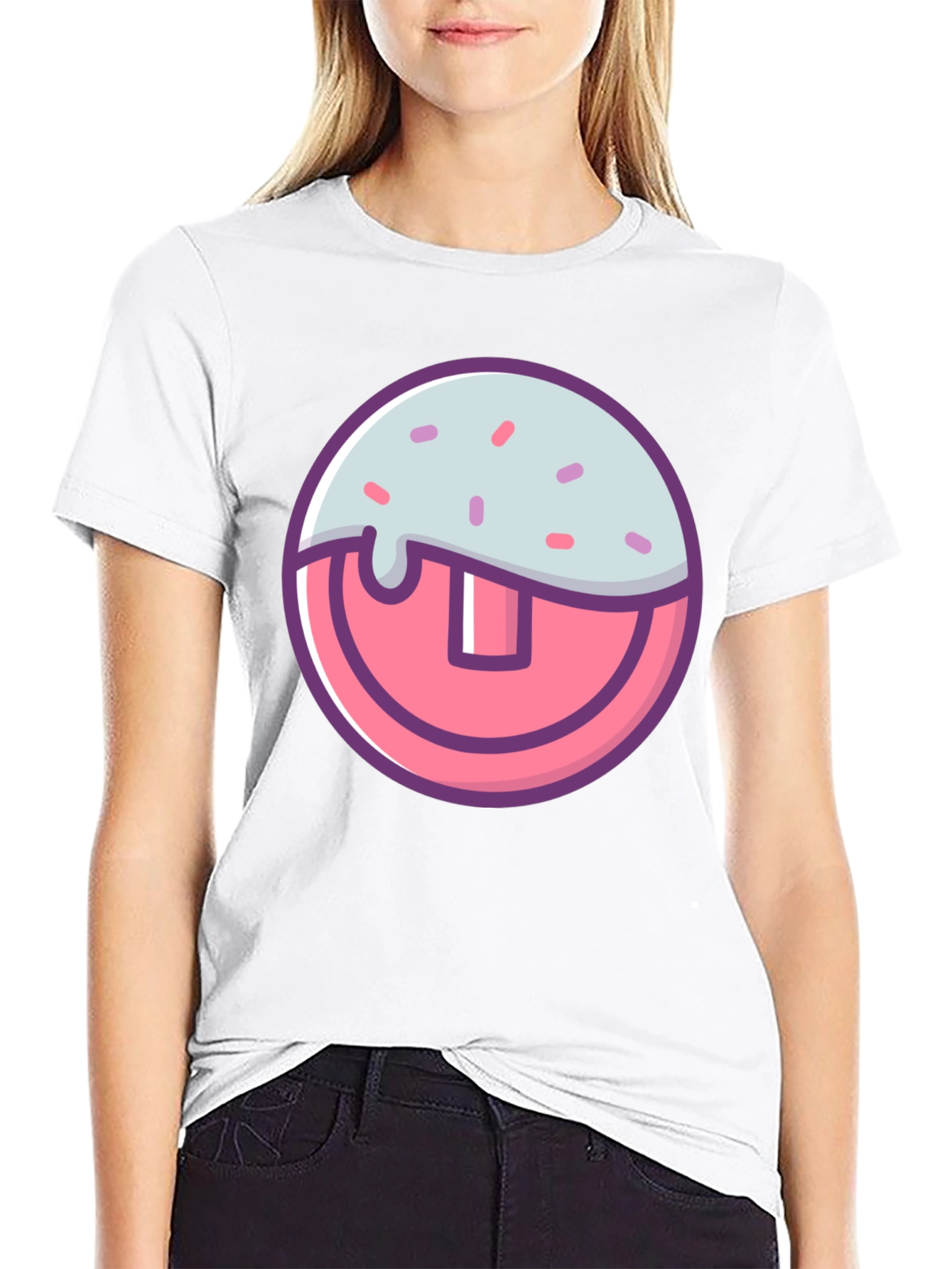 Funny Tooth Graphic T-Shirt - Black Cotton Tee