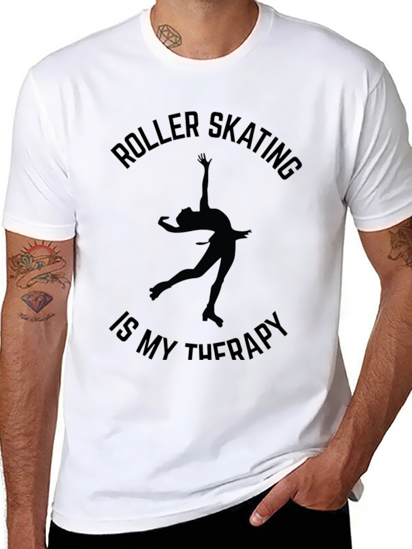 Roller Skating Therapy Tee - Comfort Fit Unisex