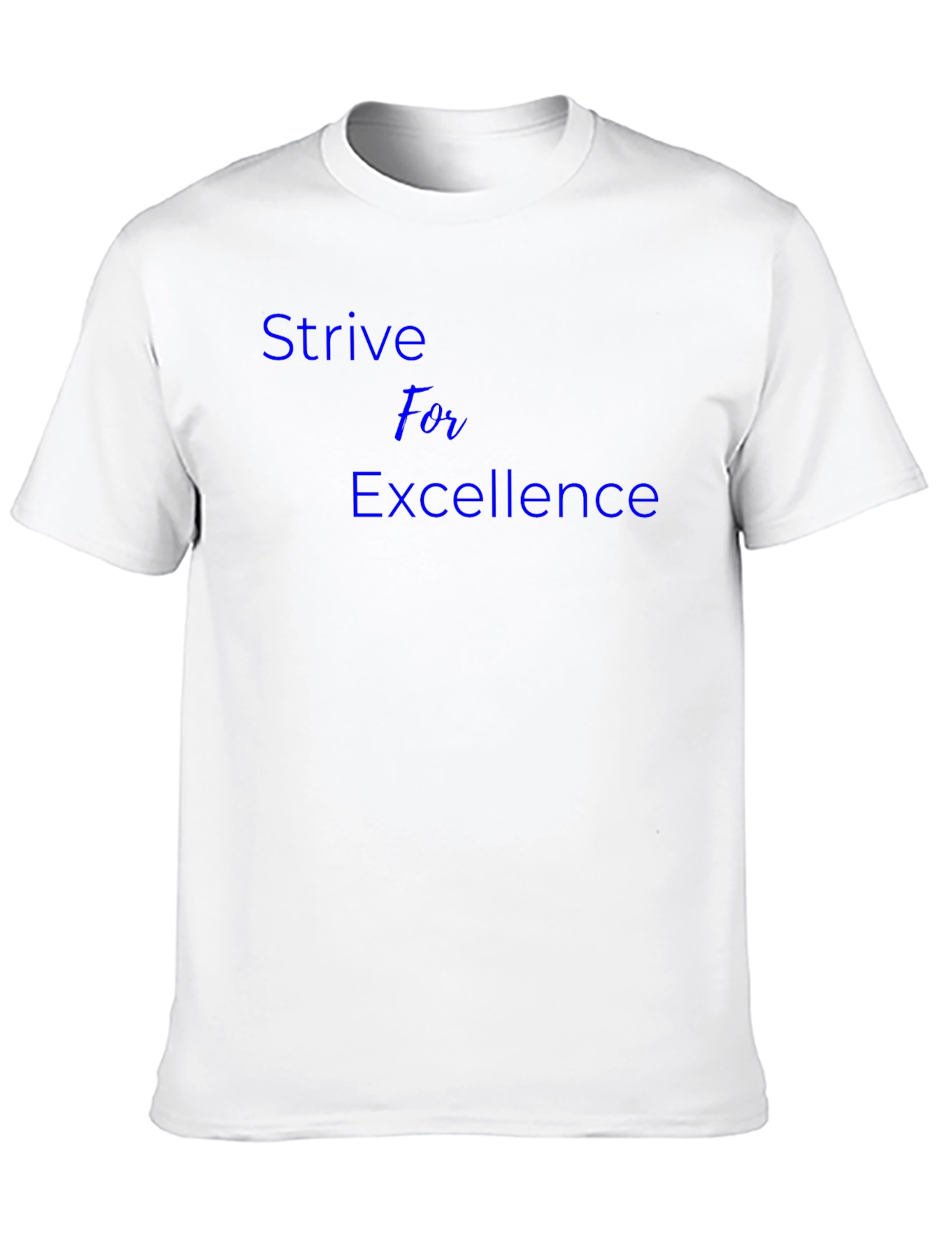 Strive For Excellence Black T-Shirt