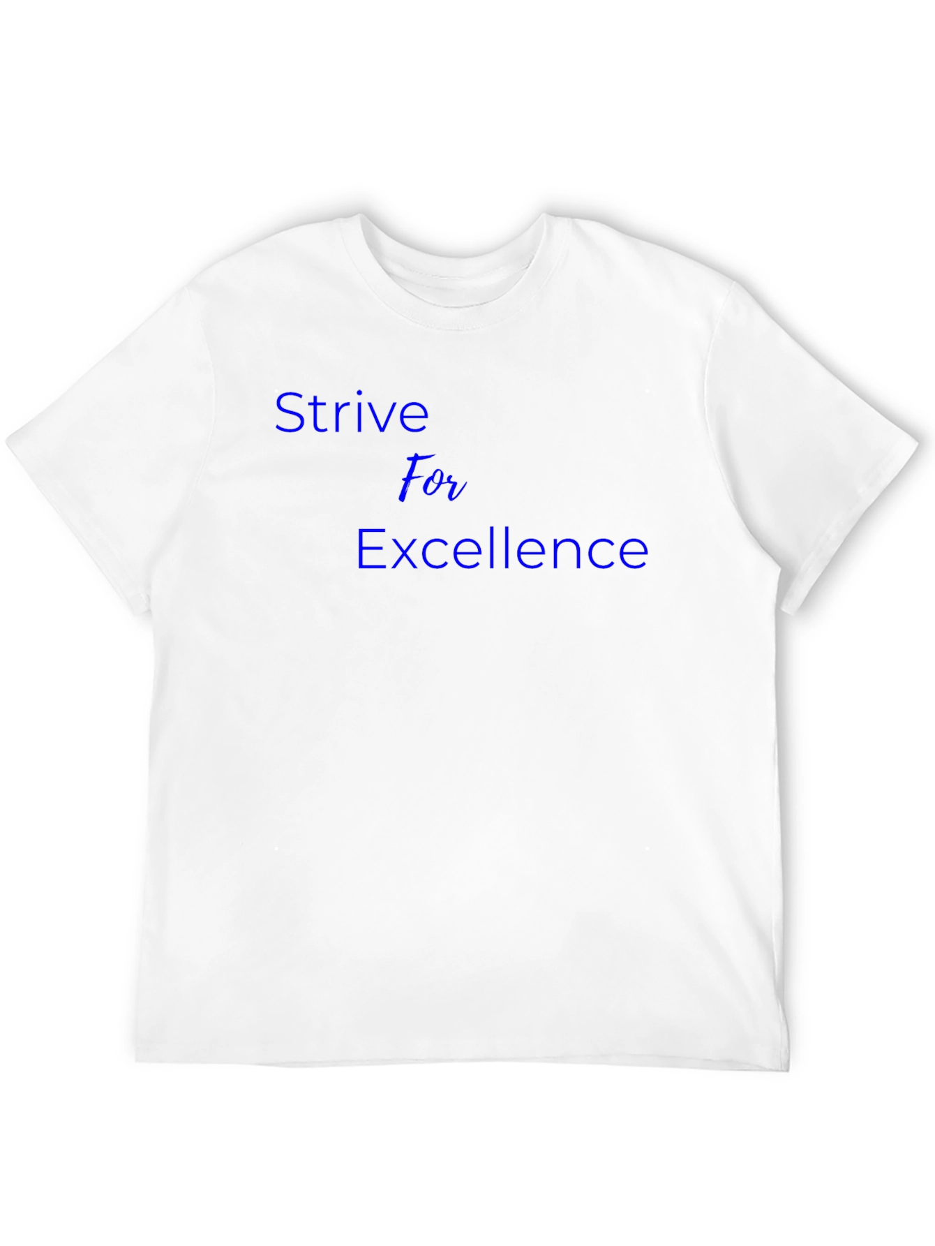Strive For Excellence Black T-Shirt