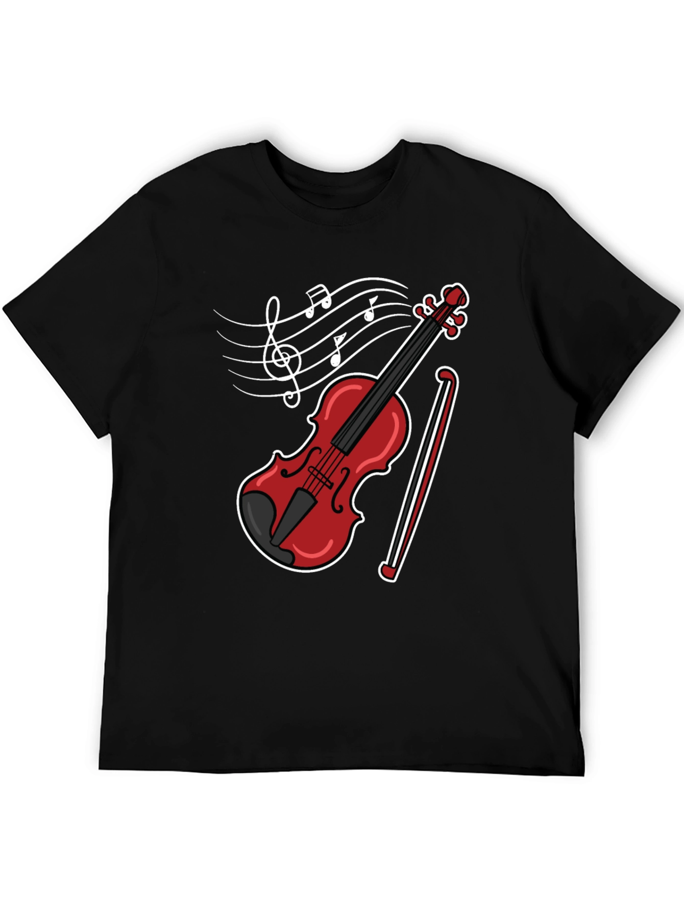 Musical Violin Graphic T-Shirt