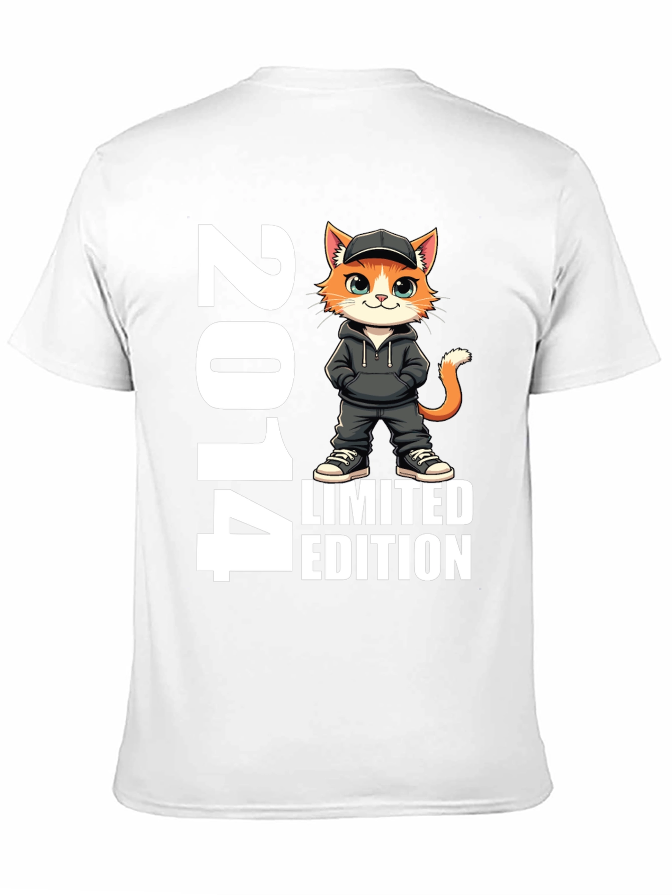 2014 Limited Edition Cat Graphic T-Shirt