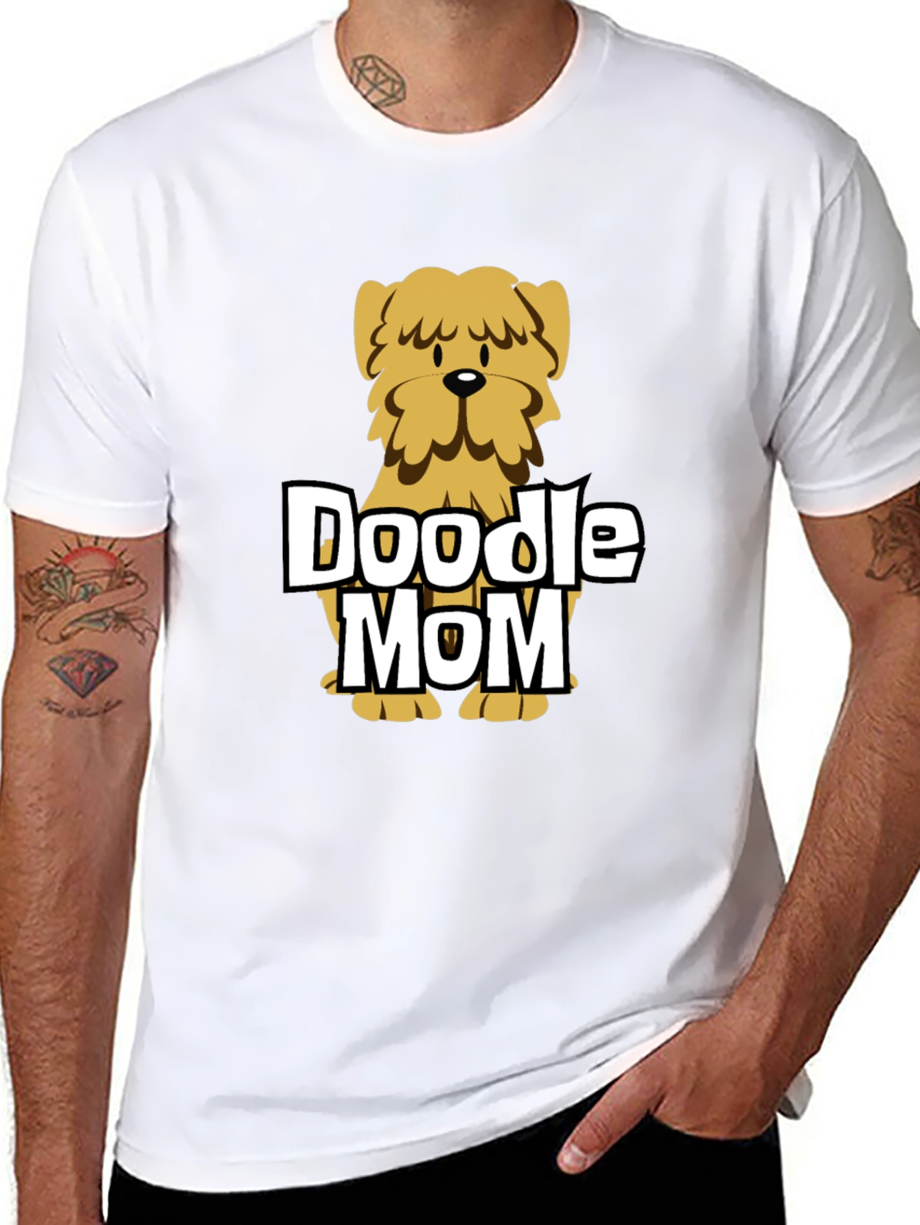 Doodle Mom T-Shirt - Cute Dog Lover Tee