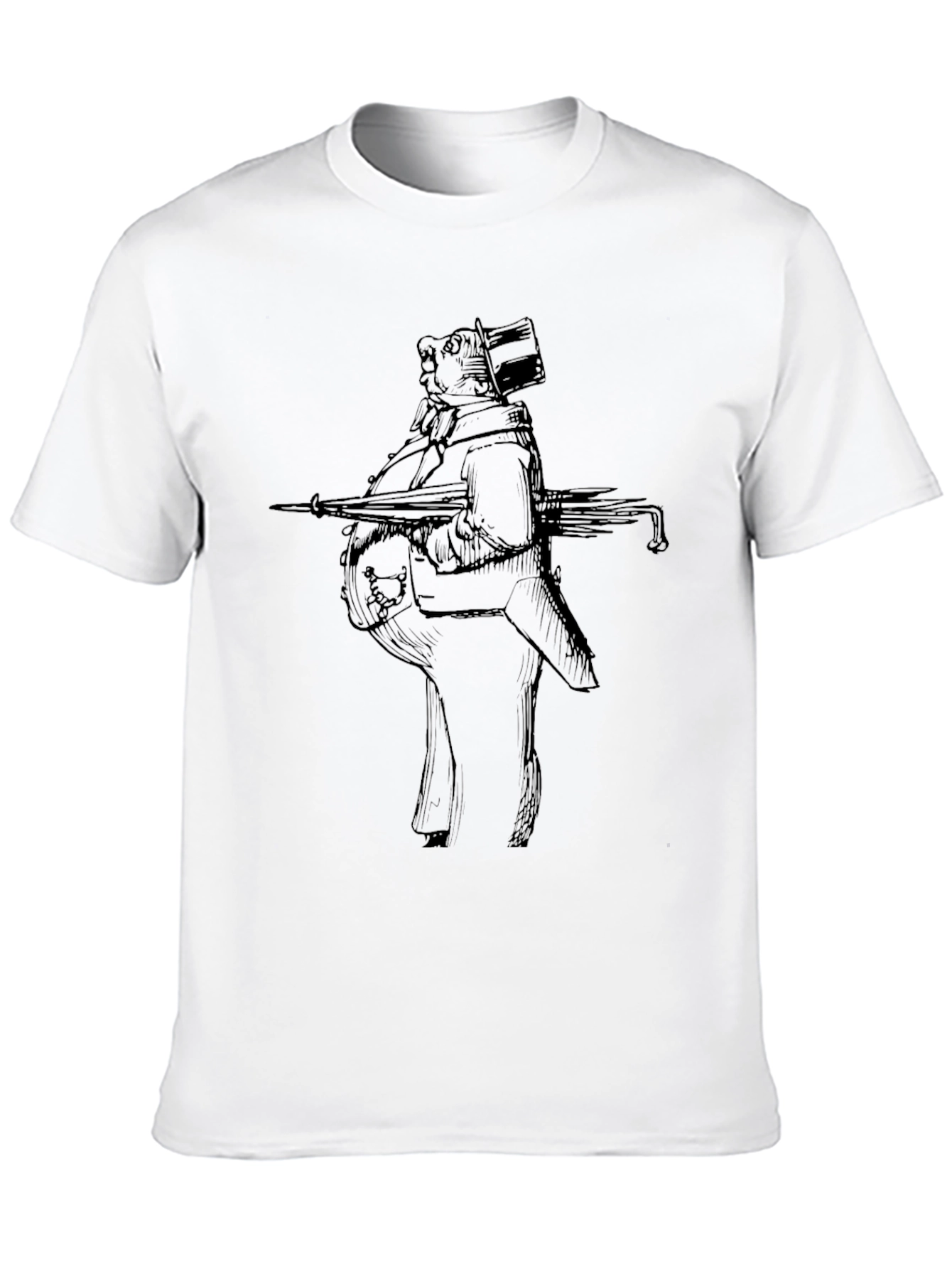 Whimsical Animal Illustration Tee