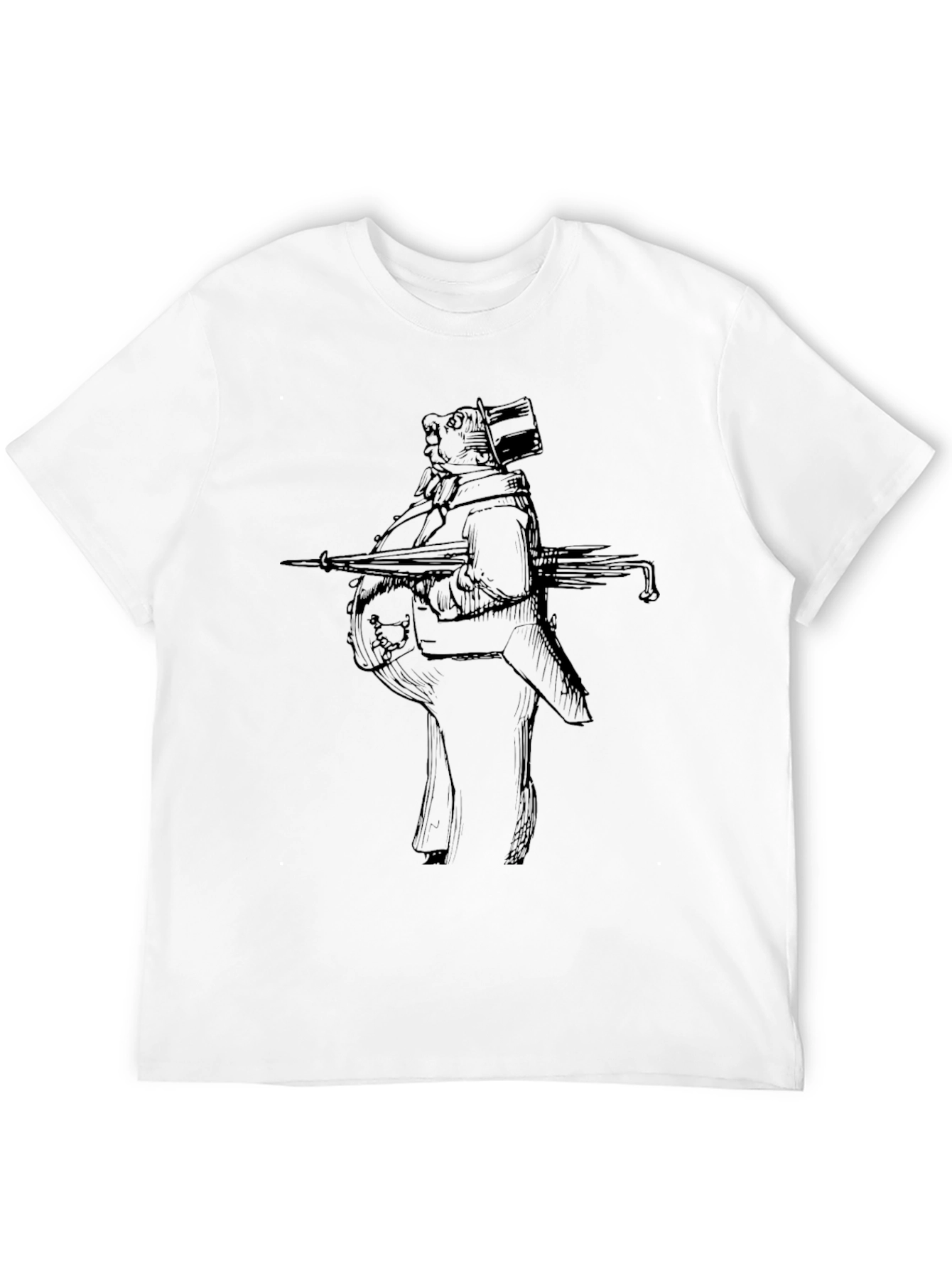 Whimsical Animal Illustration Tee