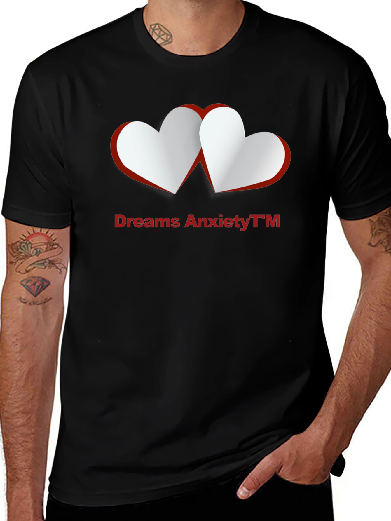 Dreams Anxiety Tee - Black Graphic T-Shirt