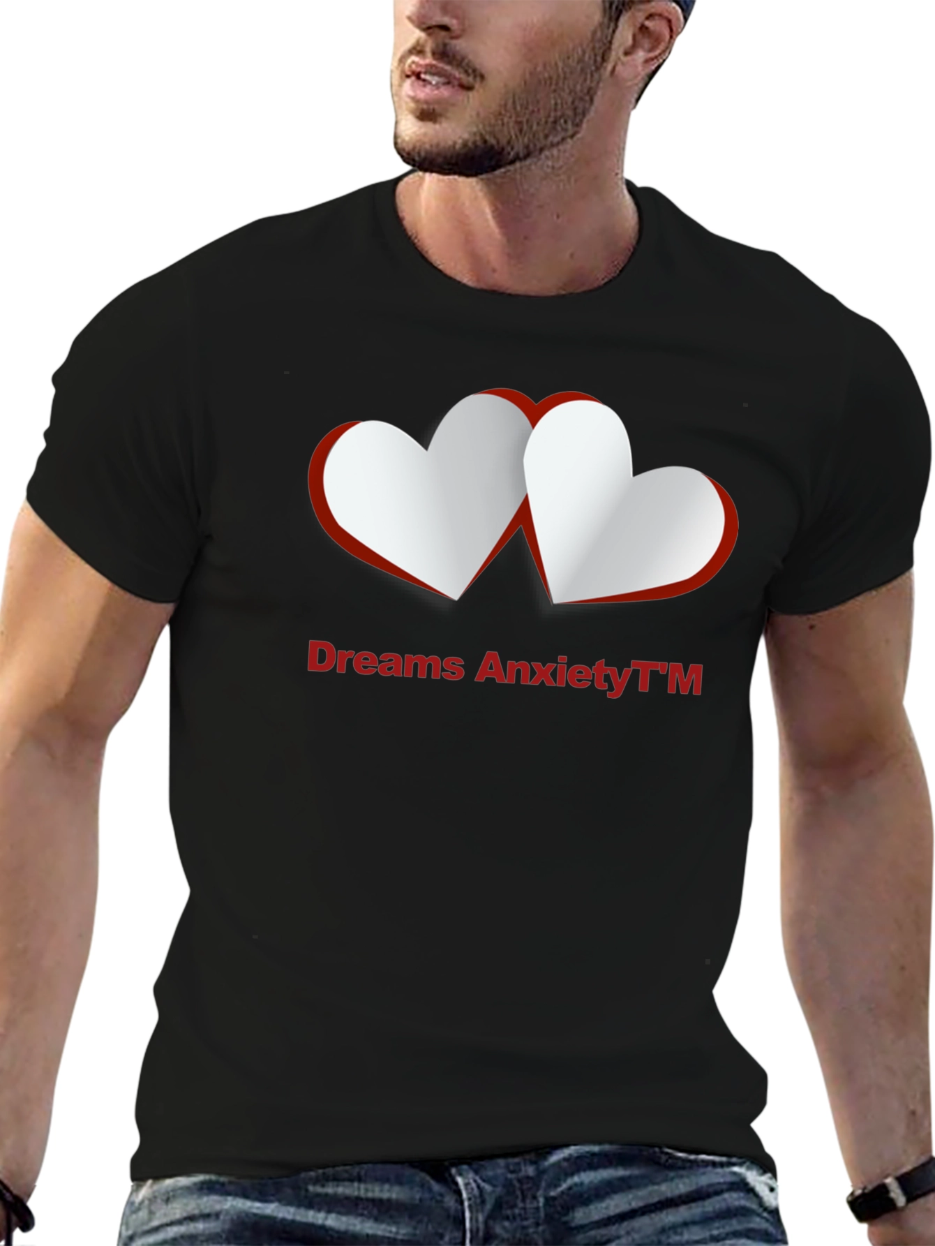 Dreams Anxiety Tee - Black Graphic T-Shirt