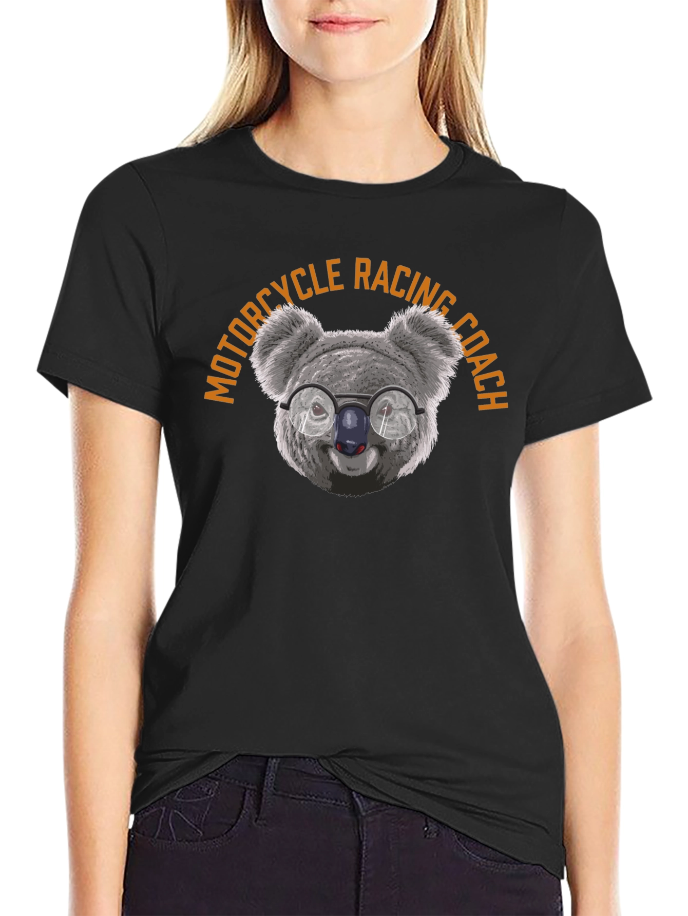 Motorcycle Racing Coach Koala T-Shirt