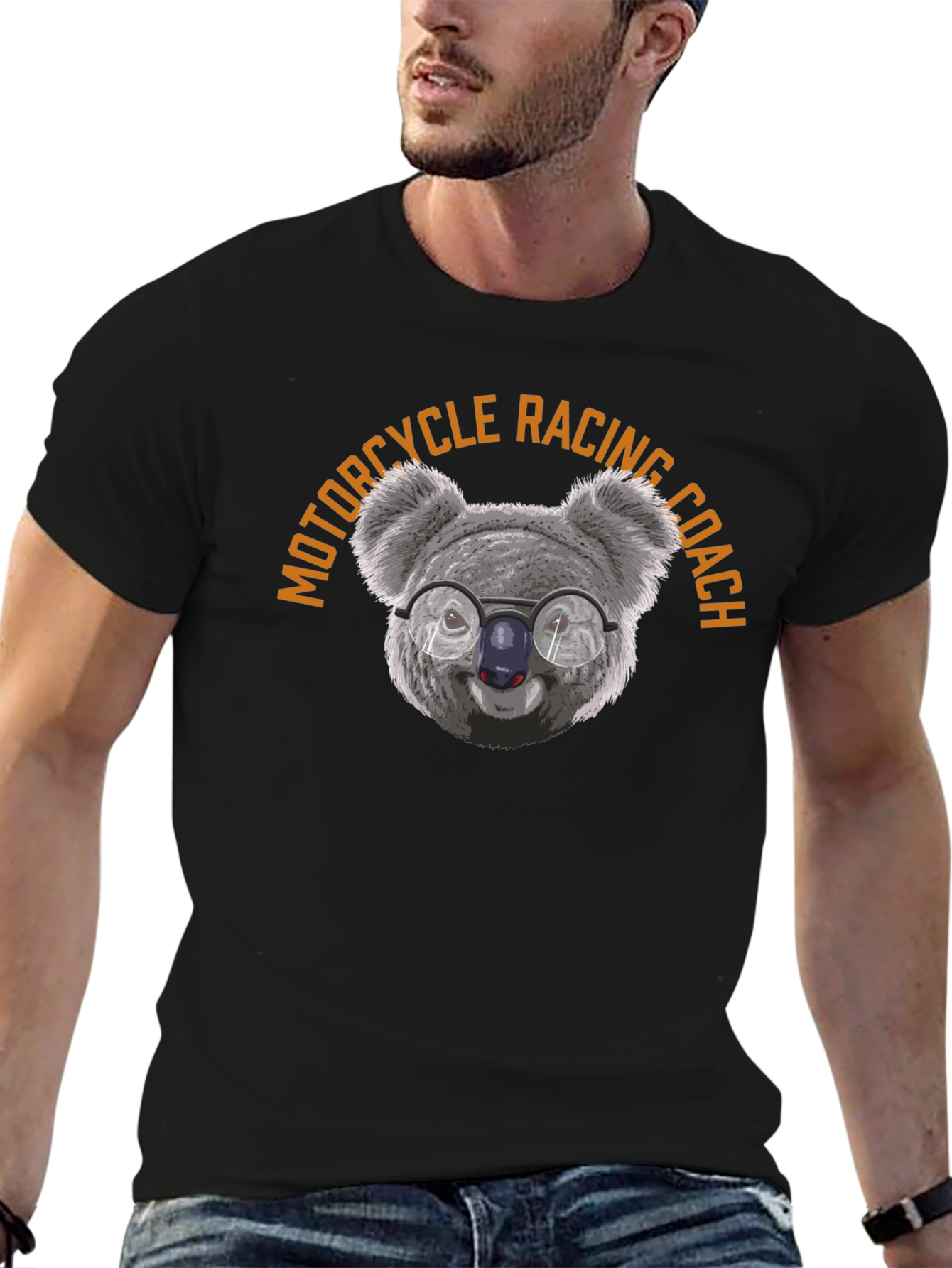 Motorcycle Racing Coach Koala T-Shirt