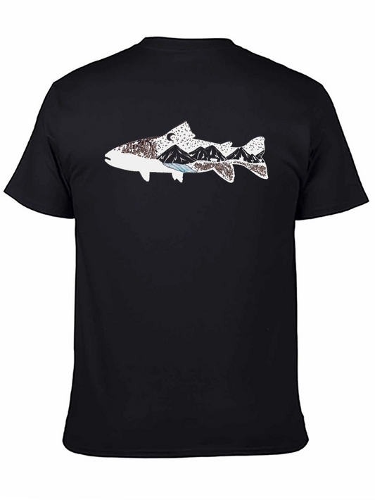 Mountain Fish Graphic Tee