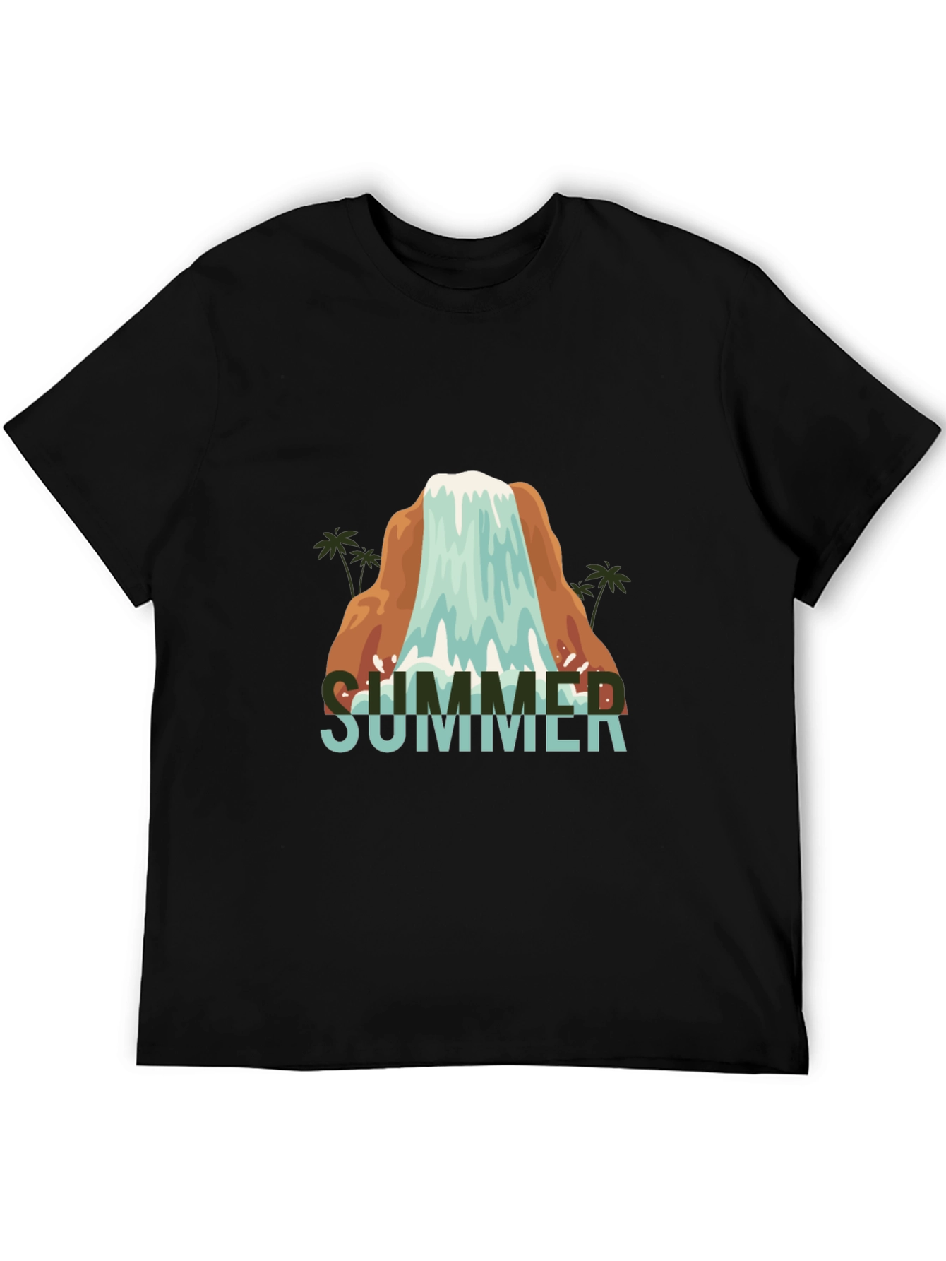 Summer Waterfall Graphic Tee