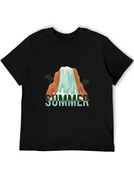 Summer Waterfall Graphic Tee