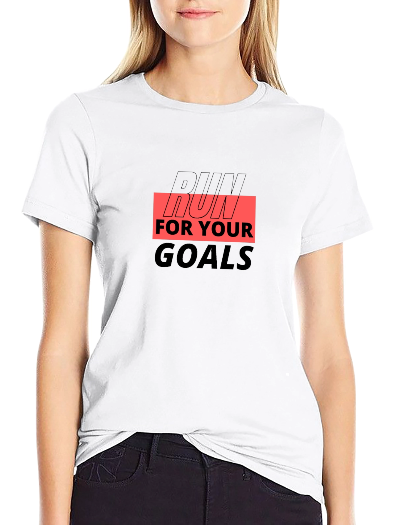 Run For Your Goals Graphic T-Shirt