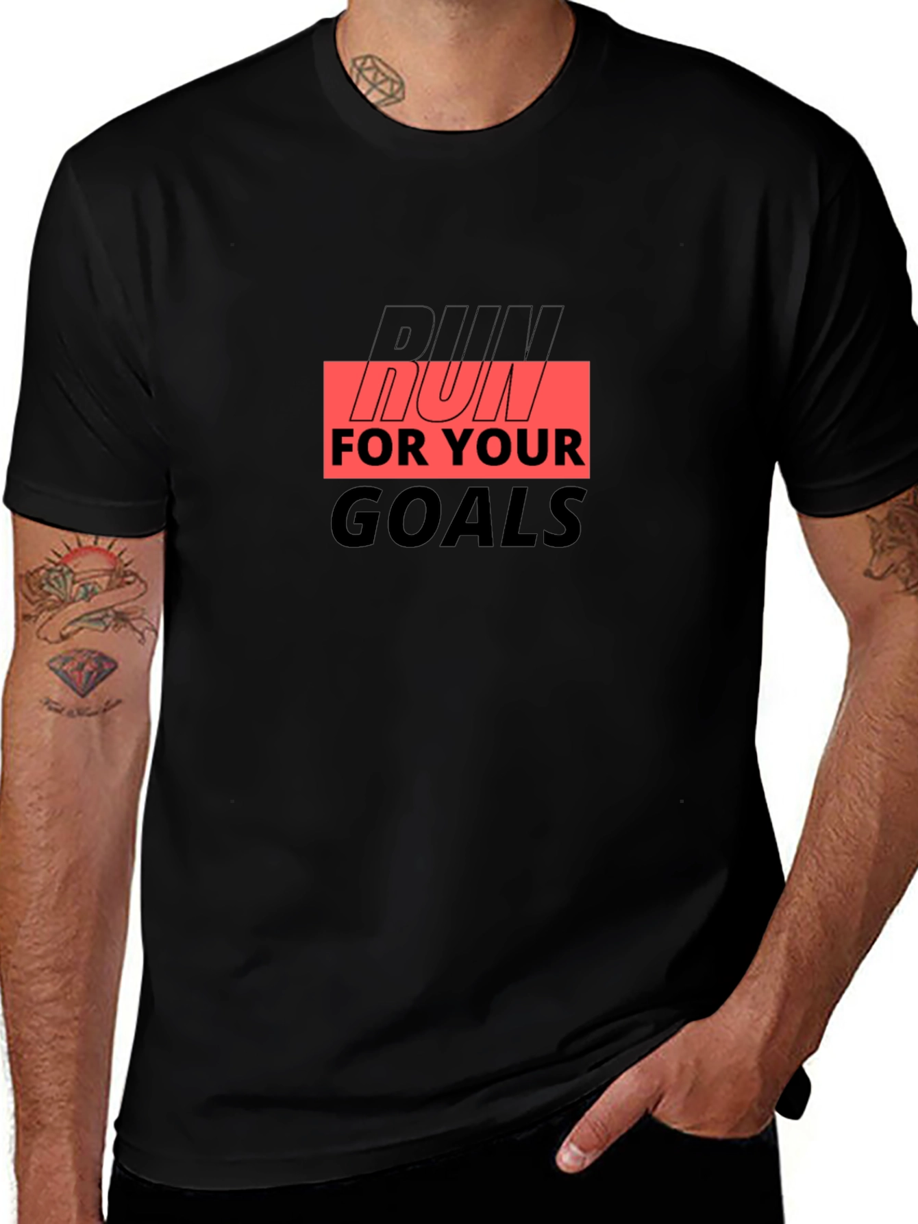 Run For Your Goals Graphic T-Shirt