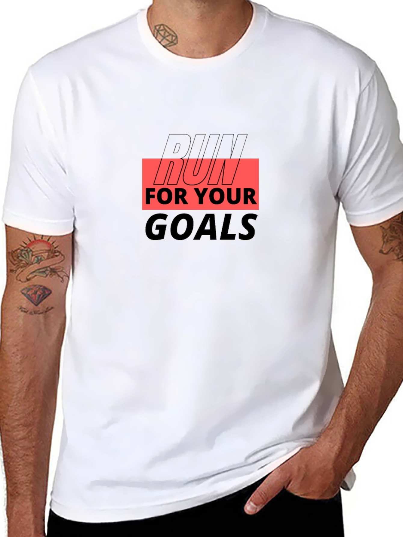 Run For Your Goals Graphic T-Shirt