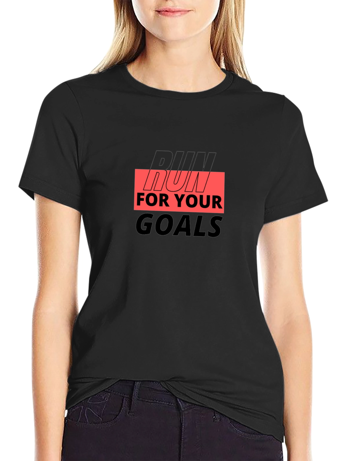 Run For Your Goals Graphic T-Shirt