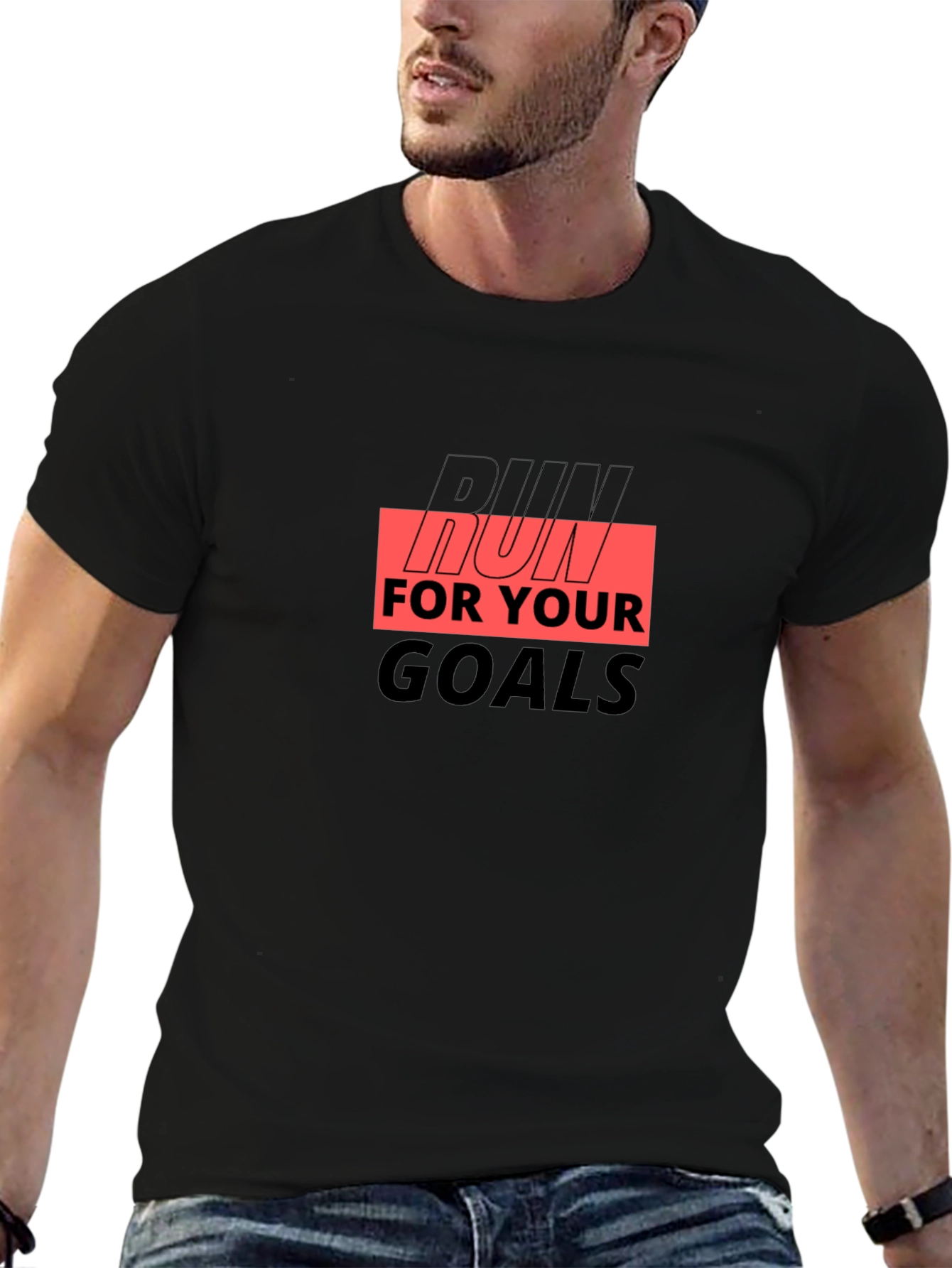 Run For Your Goals Graphic T-Shirt