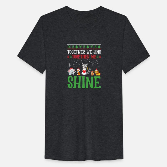 Raccoon Carolers Christmas Tee