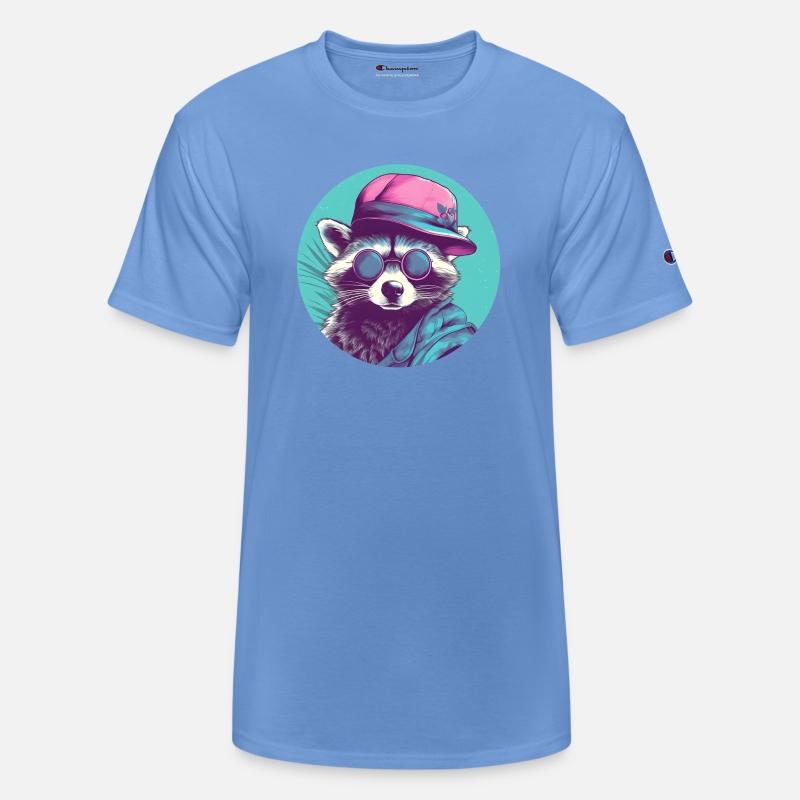 Raccoon Lovers Retro Style