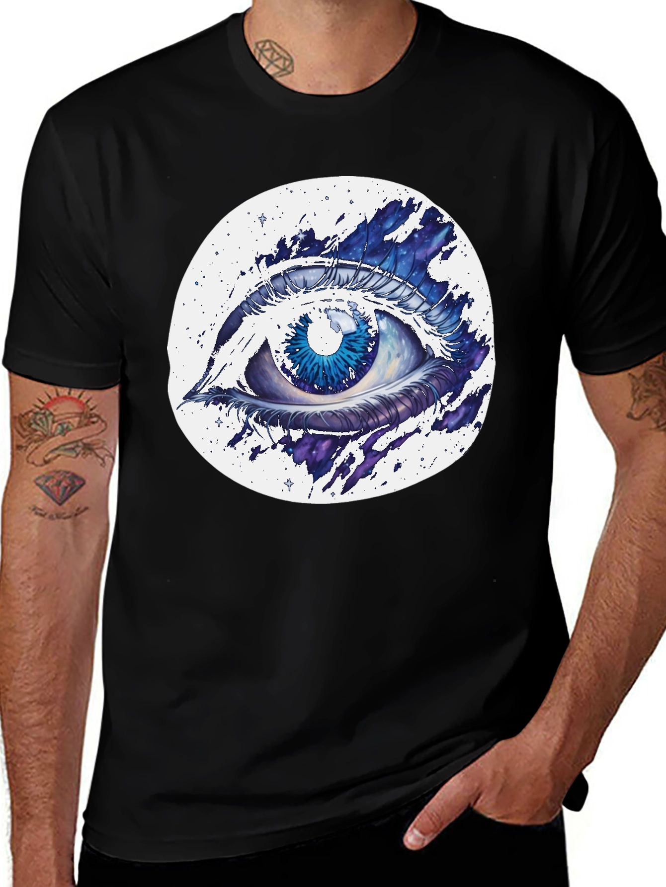 Eye See You Graphic Tee - Stylish Cotton Blend