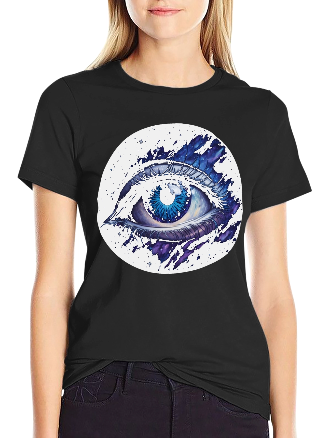 Eye See You Graphic Tee - Stylish Cotton Blend