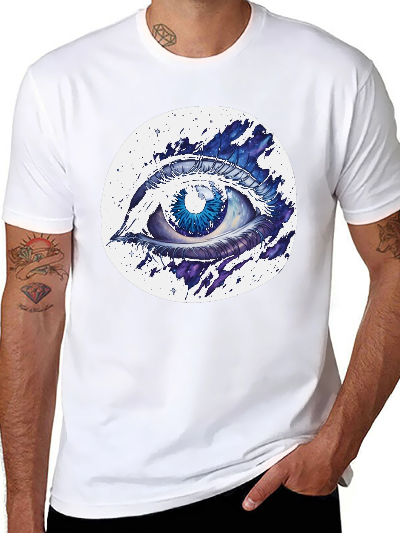 Eye See You Graphic Tee - Stylish Cotton Blend