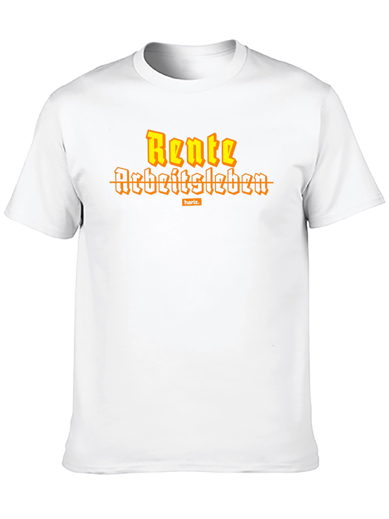 Rente Arbeitsleben Black Graphic Tee