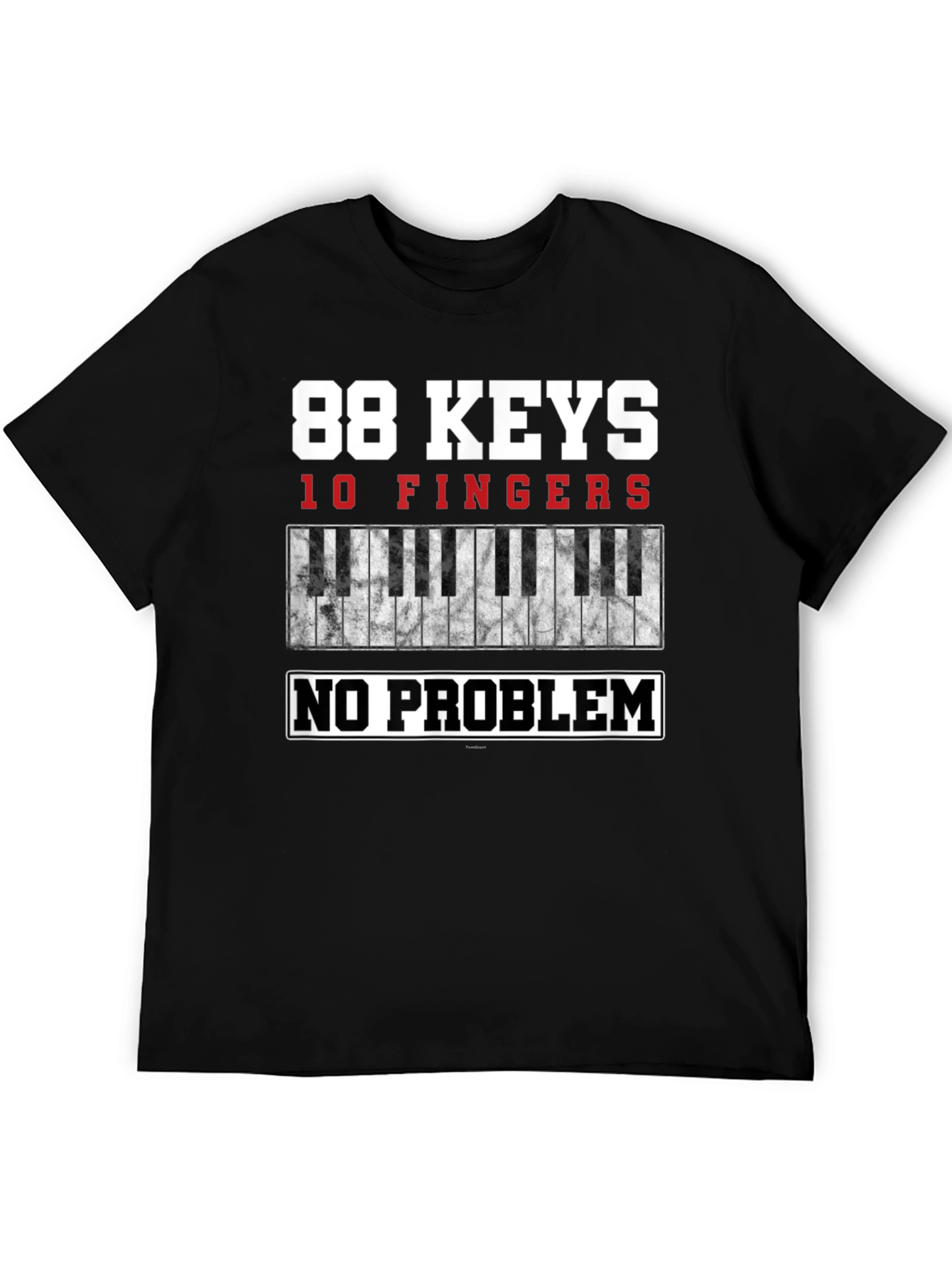 88 Keys 10 Fingers Piano Player T-Shirt