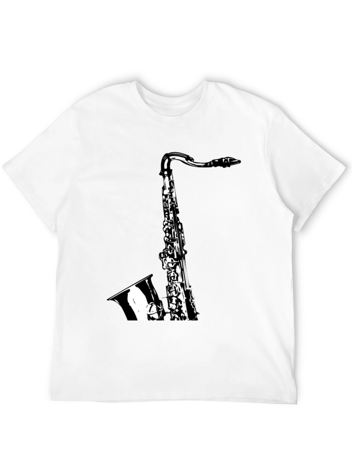 Saxophone Graphic Tee - Musician Style
