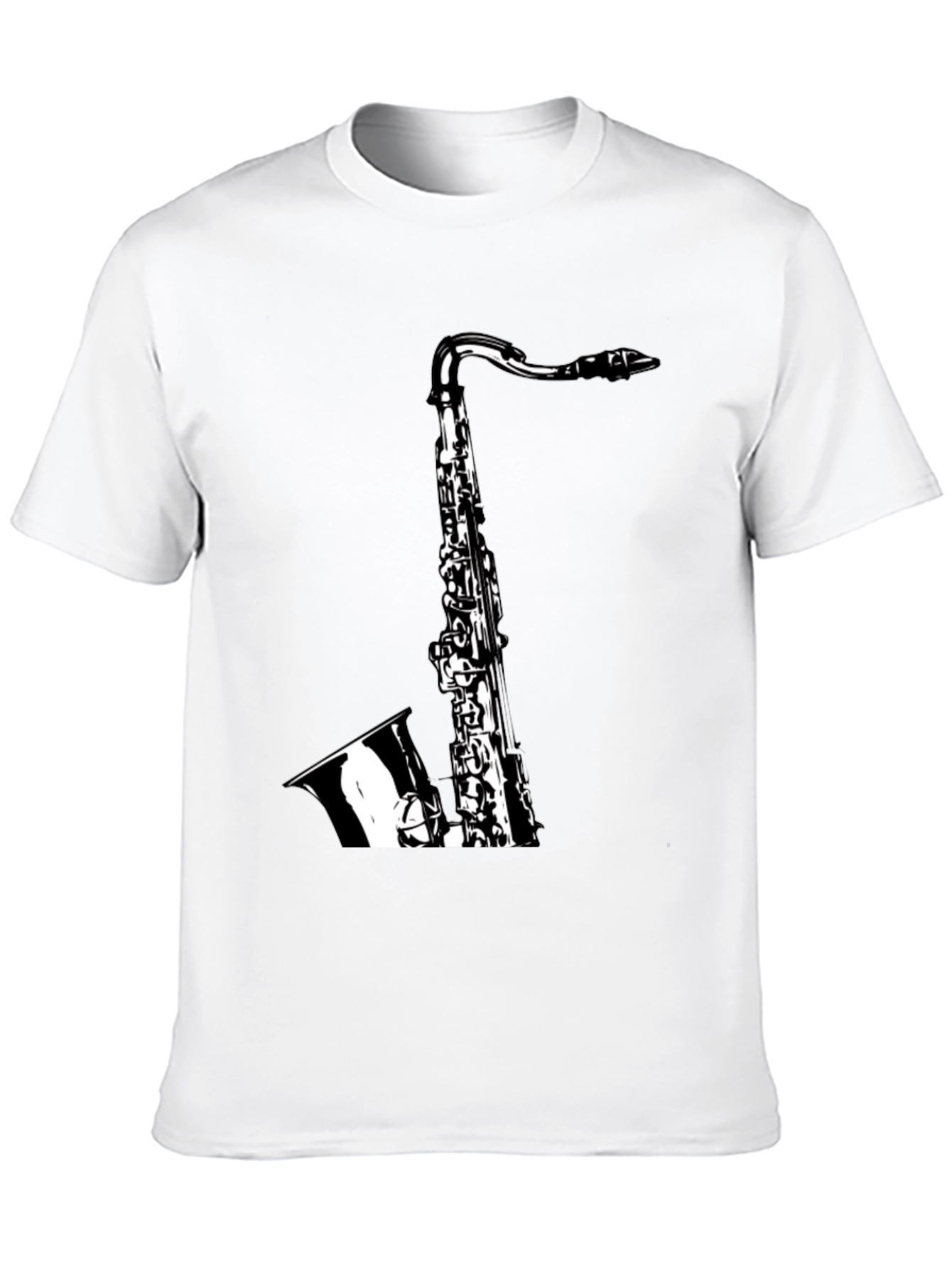 Saxophone Graphic Tee - Musician Style