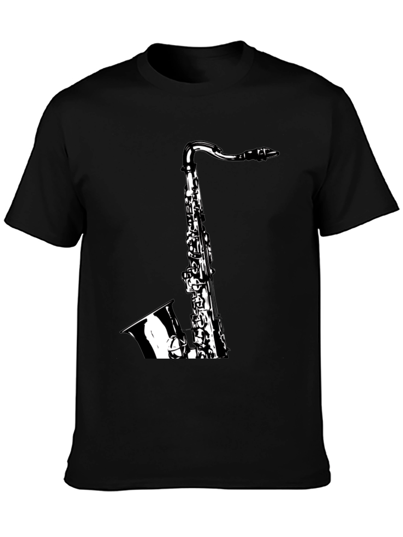 Saxophone Graphic Tee - Musician Style