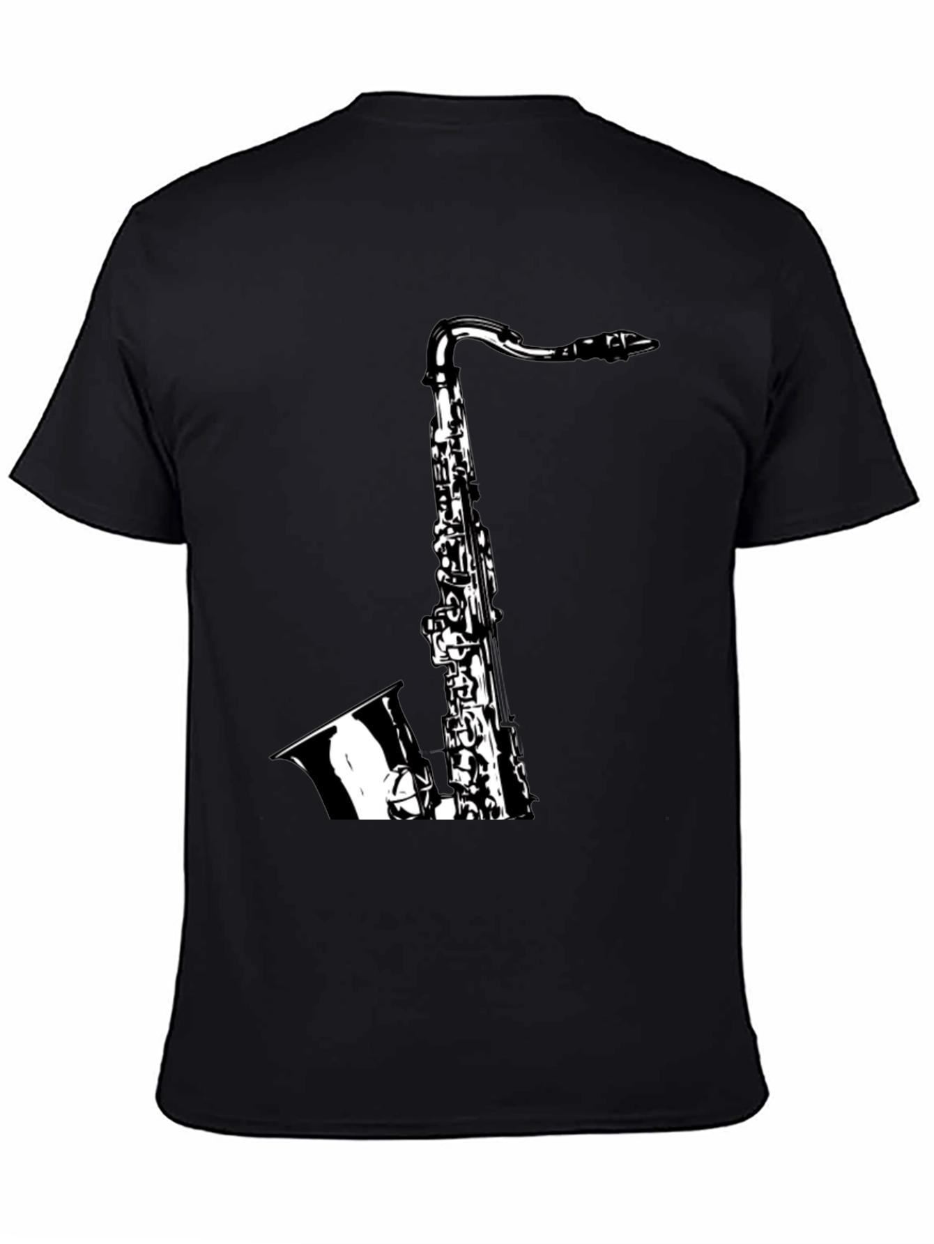 Saxophone Graphic Tee - Musician Style