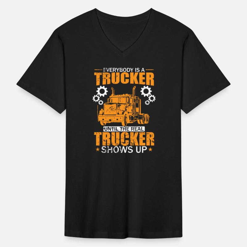 Real Trucker shows up Profession long Distance