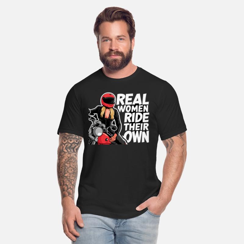 Real Women Ride Their Own for a Motorcyclist