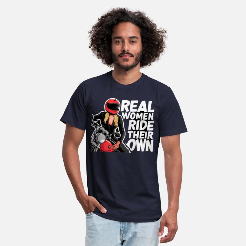 Real Women Ride Their Own for a Motorcyclist