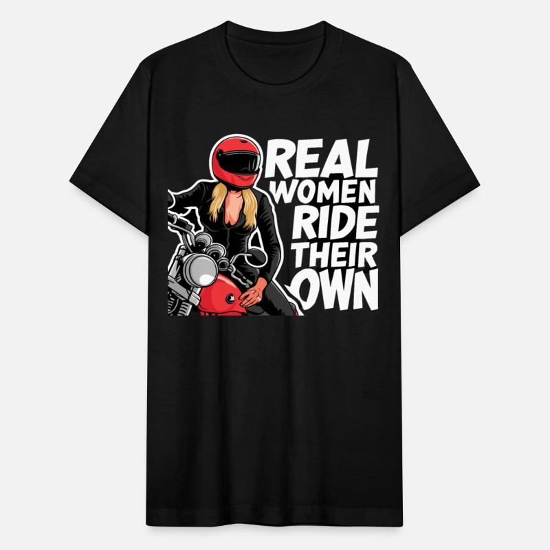 Real Women Ride Their Own for a Motorcyclist