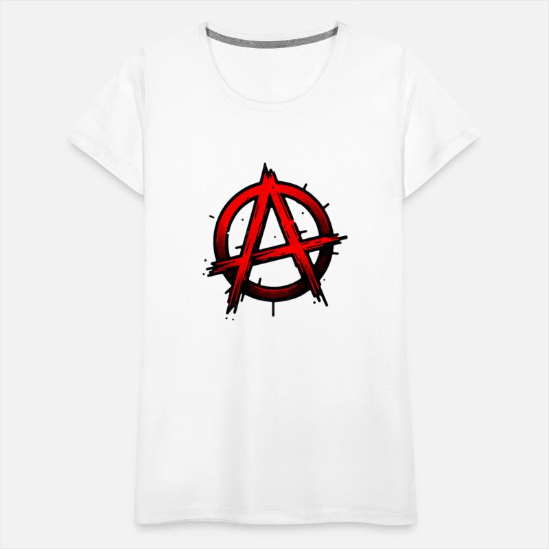 Red Anarchy Symbol - Rebel Freedom Statement