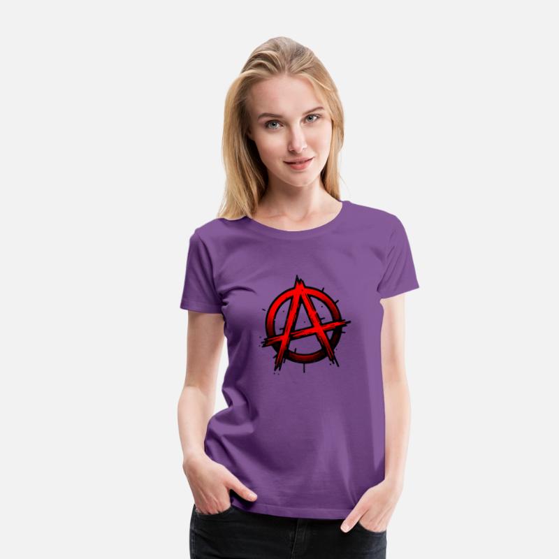 Red Anarchy Symbol - Rebel Freedom Statement