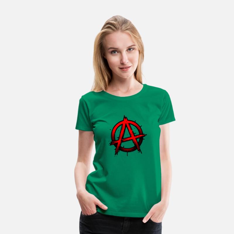 Red Anarchy Symbol - Rebel Freedom Statement